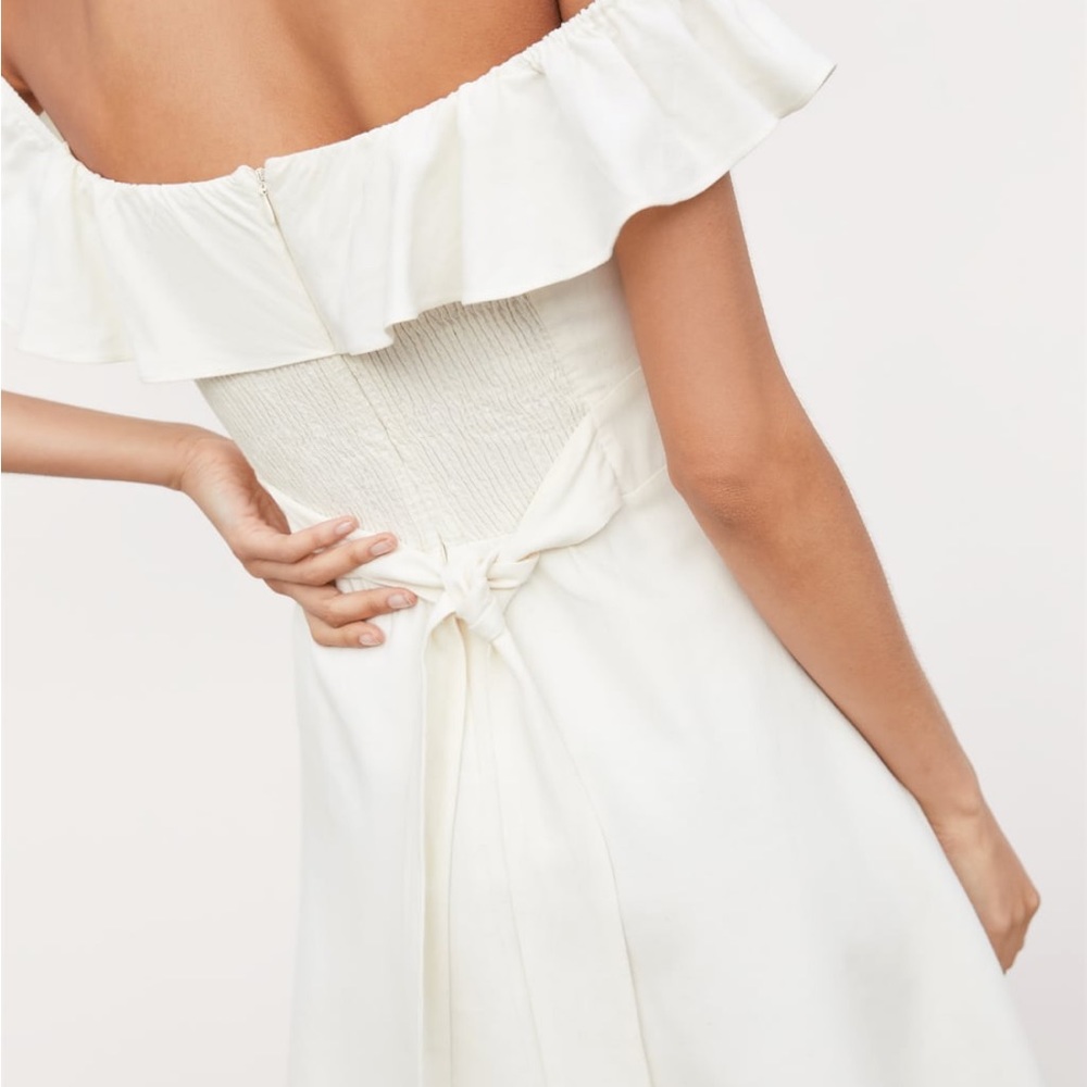 Linen blend dress - Picture 7 of 9